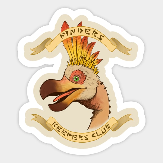 Finders Keepers Club Sticker by Creighcreigh